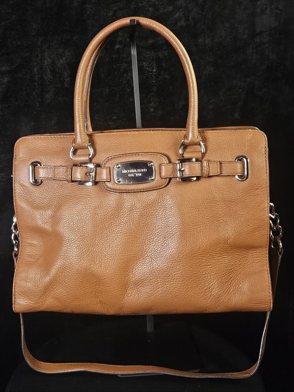 Michael Kors Hamilton East/ West Satchel- Cognac